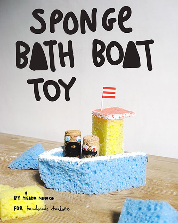 DIY Sponge Bath Boat