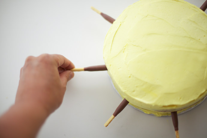 Kawaii Sun Cake Tutorial