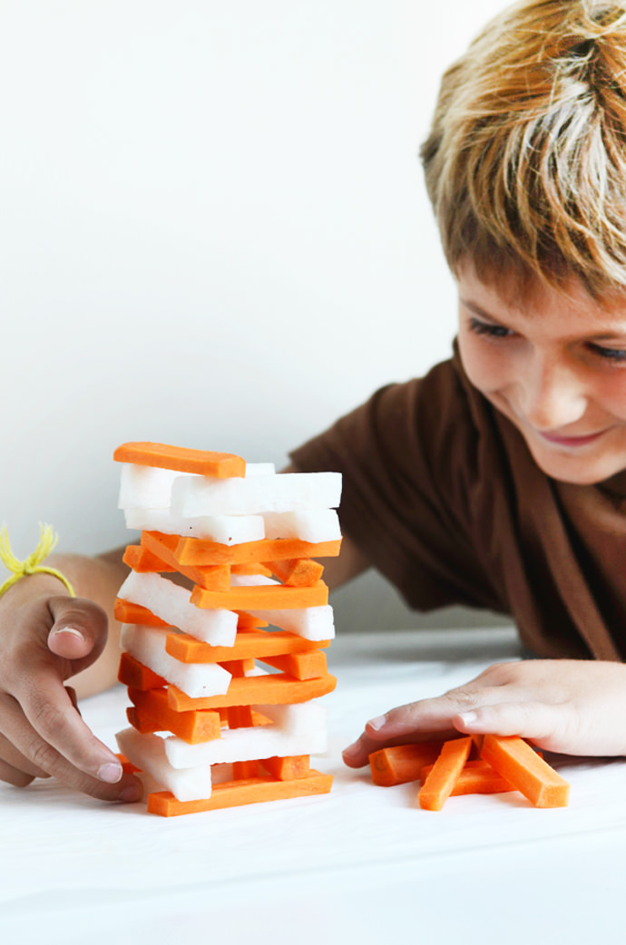 DIY Vegetable Jenga