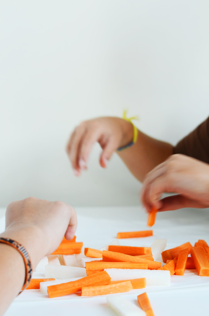 DIY Vegetable Jenga