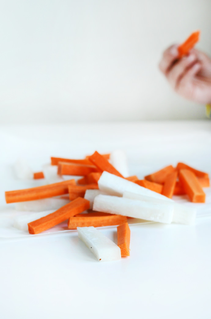 DIY Vegetable Jenga