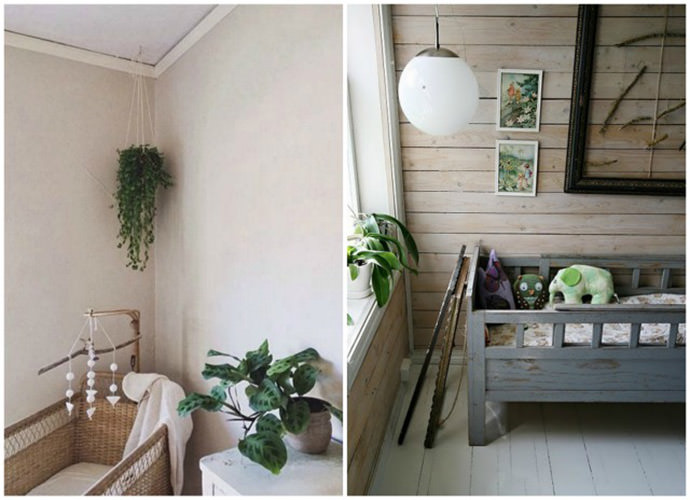 House Plant Decoration from Moon To Moon blog and Dobranoc pohly na noc)