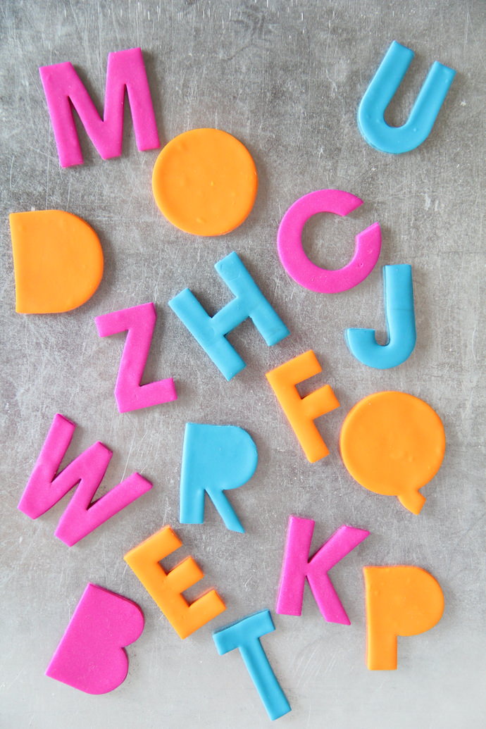 DIY Alphabet Magnets