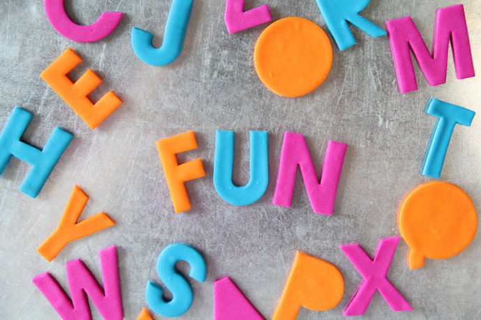 DIY Alphabet Magnets