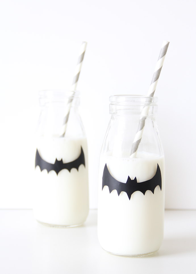 Halloween Party Ideas: Spooky Milk Bottle Party Favors