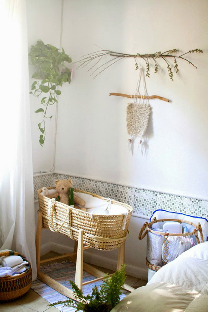 Plant in de babykamer