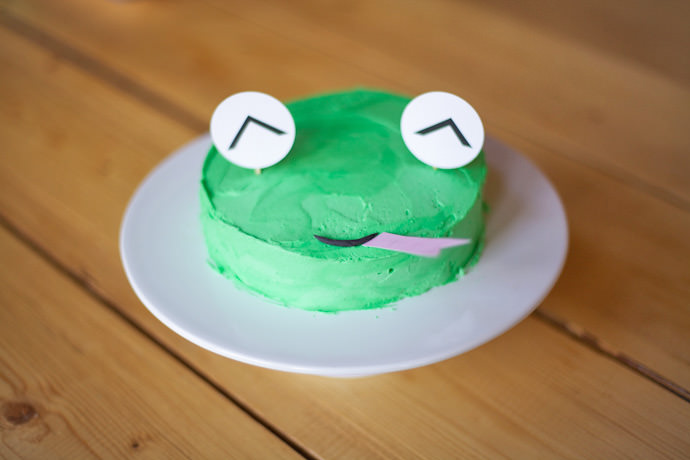 DIY Frog Cake