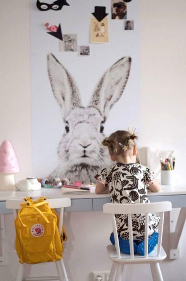 Rabbit magna wallpaper from Cox and Cox