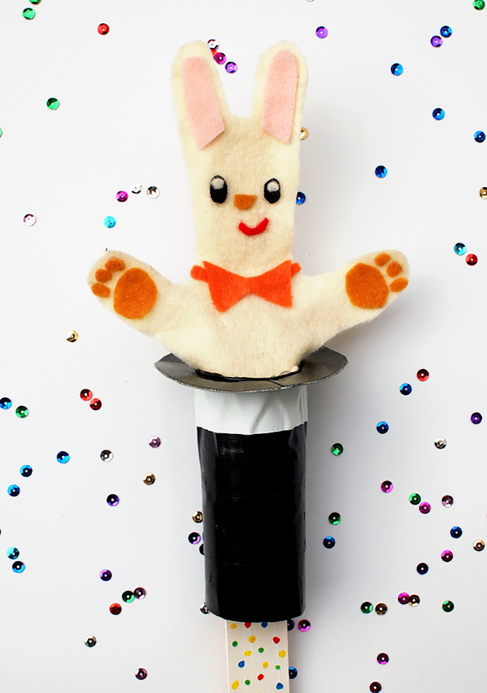 Pop-Up Magic Rabbit Puppet