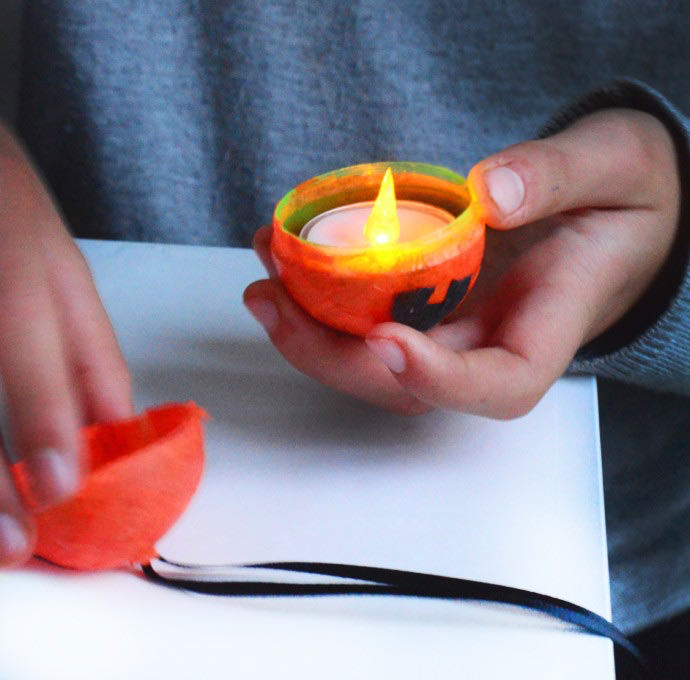 Halloween Pumpkin Light Necklaces