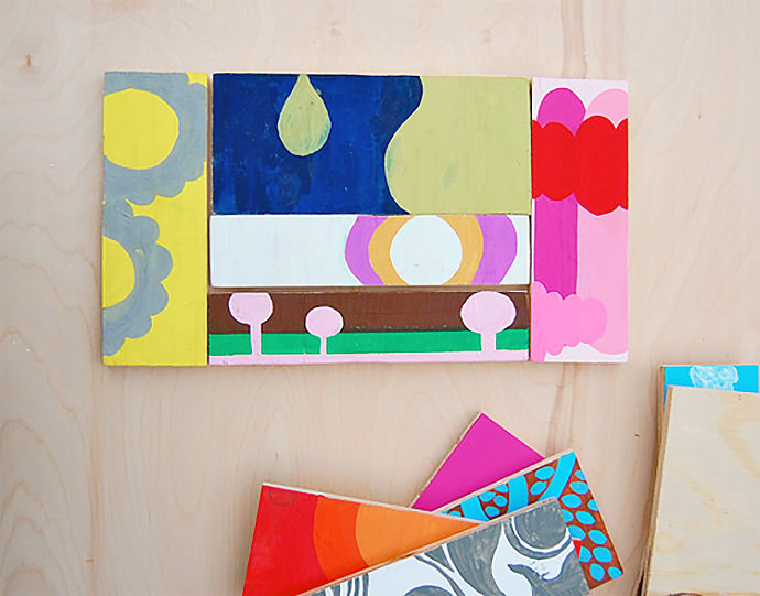 DIY Wooden Quilt (via Giddy Giddy)