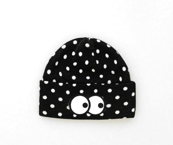 Peek A Dot Beanie is Watching You! (via Lazy Oaf)