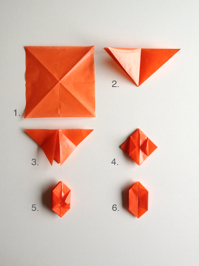 DIY Origami Halloween Lights