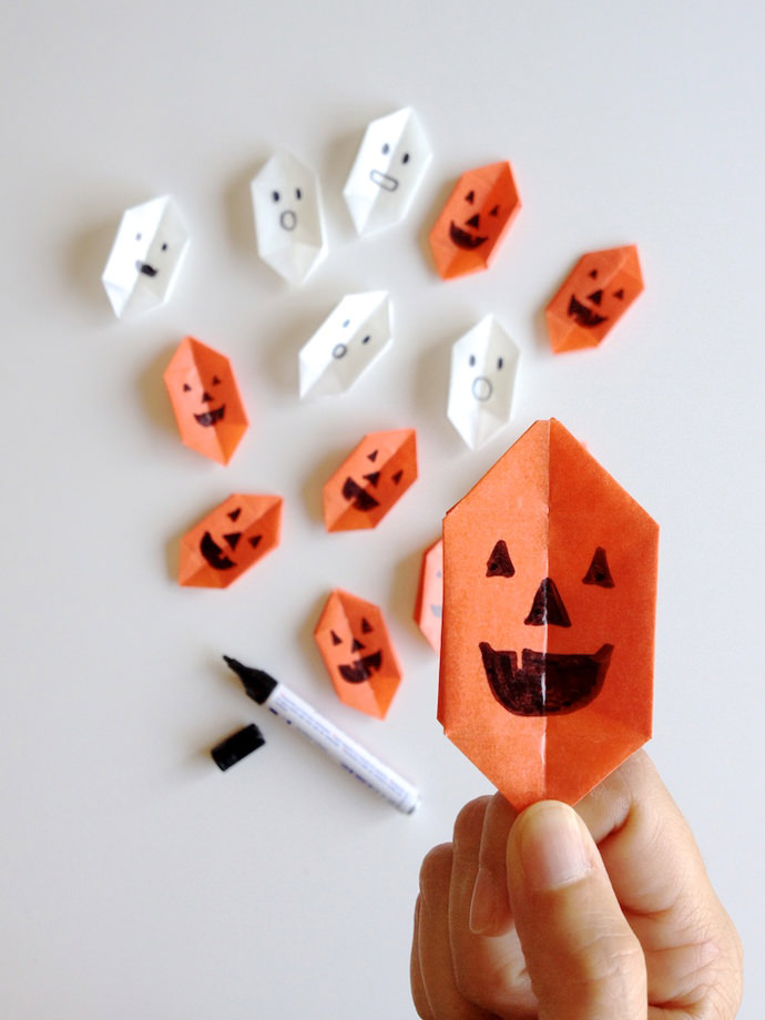 DIY Origami Halloween Lights