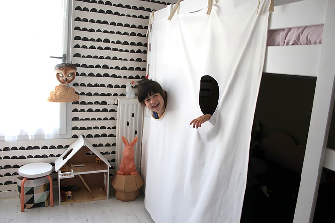 IKEA Hack: DIY Bunk Bed Fort