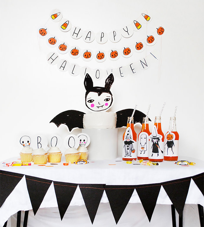 Halloween Party Pack Printables (via Tuesday Mourning on Etsy)
