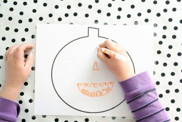 Printable Dry Erase Pumpkin