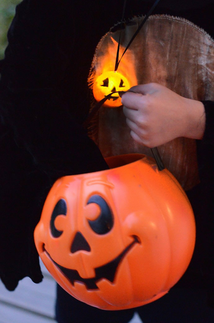 Halloween Pumpkin Light Necklaces