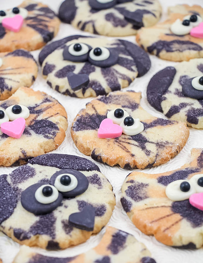 DIY Calico Cat and Dalmatian Cookies