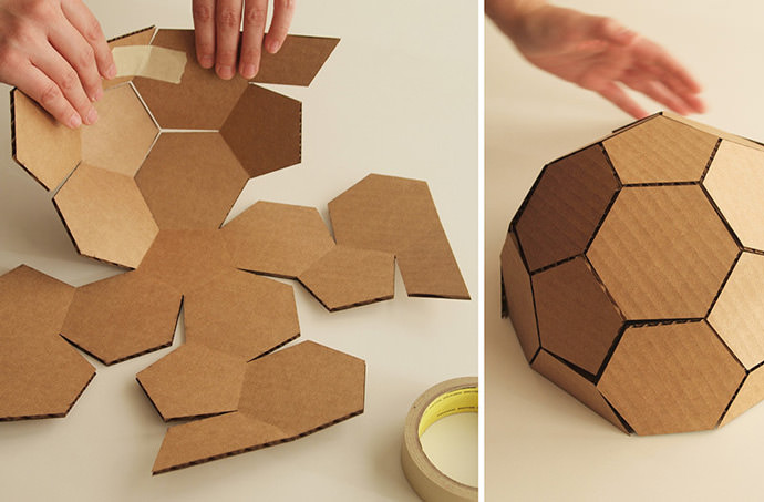 DIY Geodesic Gingerbread House