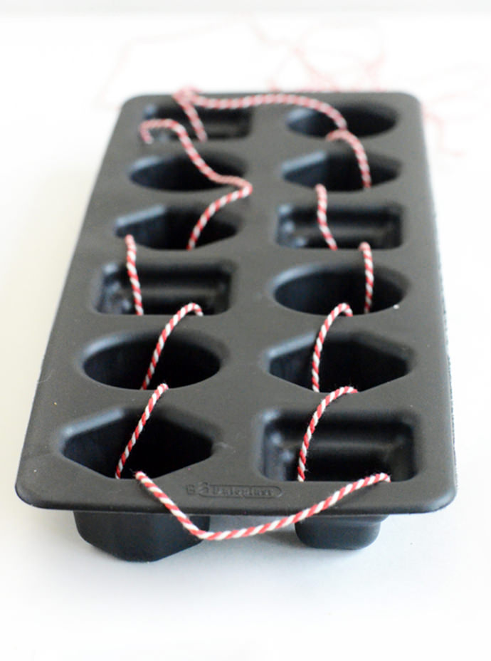 DIY Ice Cube Garland