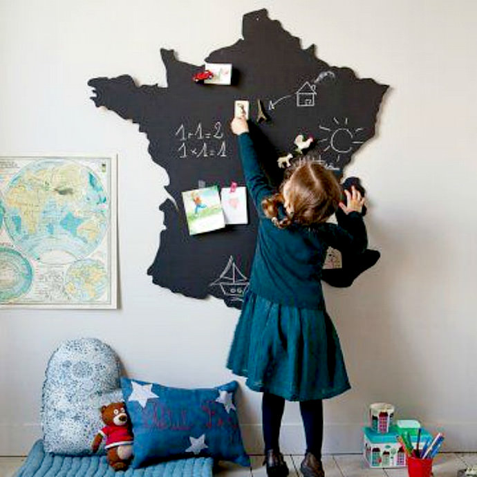 Love-this-Chalkboard-Map-of-France!