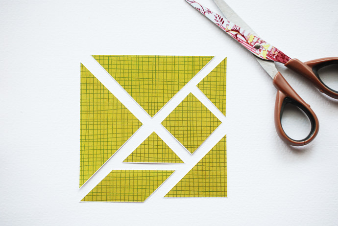 DIY Tangrams Puzzle Game