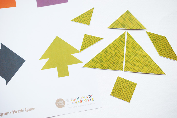 DIY Tangrams Puzzle Game