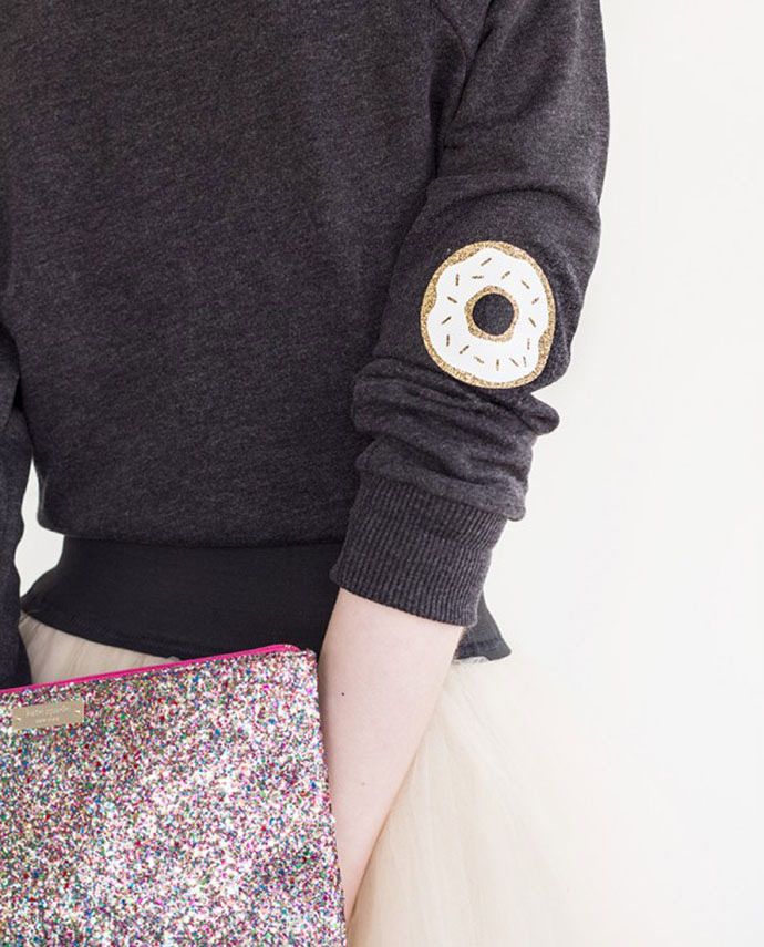 DIY Donut Elbow Patches