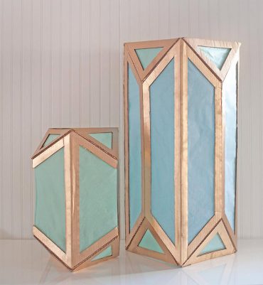 How to make DIY Cardboard Lanterns for kids