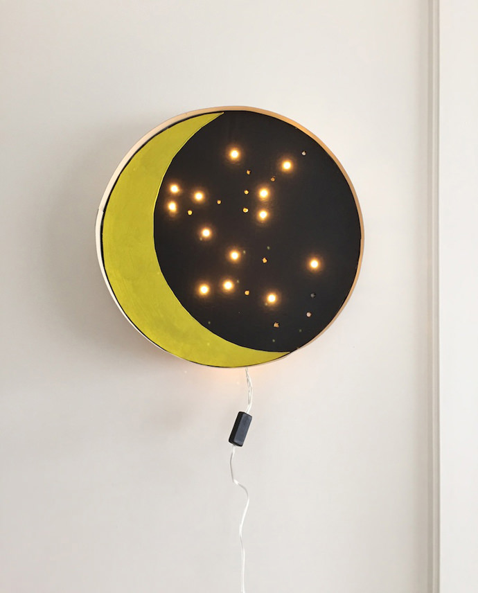 DIY Moon Lamp