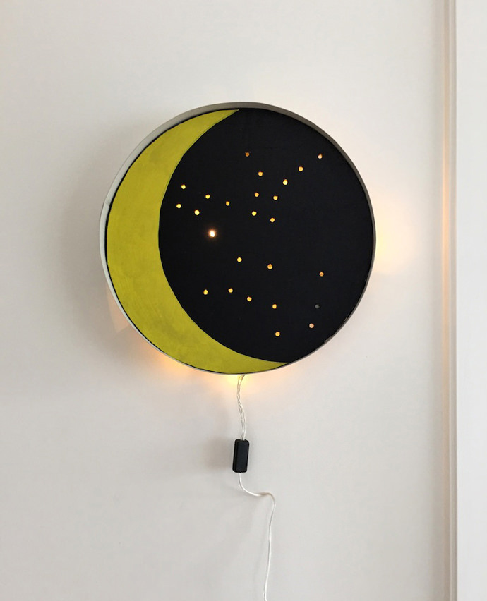 DIY Moon Lamp