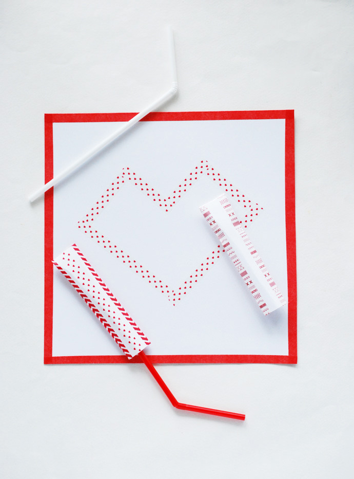 DIY Valentine's Day Straw Launchers