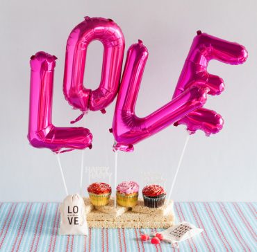 Valentine's Day Love Balloons from Red Stamp