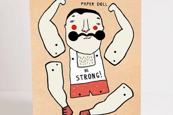 DIY Muscle Man Paper Doll