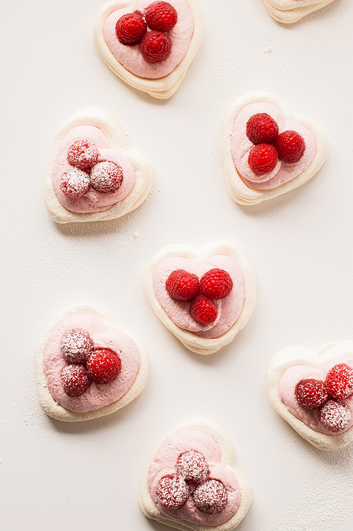 Easy Valentine's Raspberry Mousse Meringue Recipe
