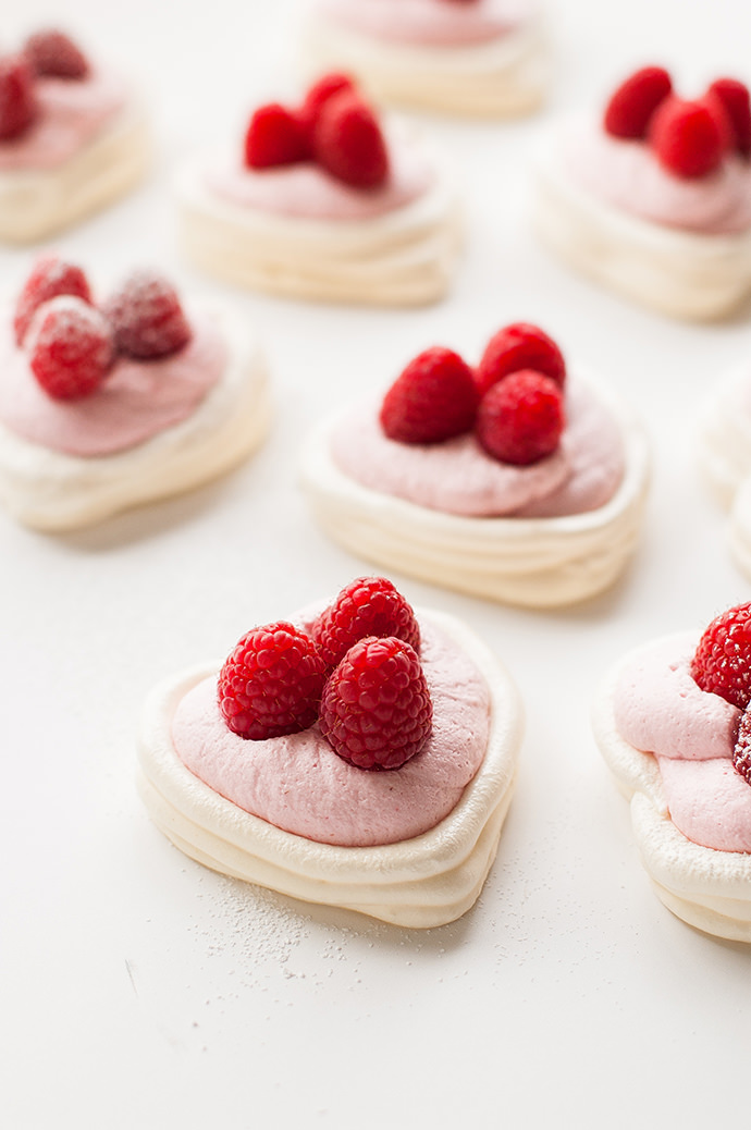 Easy Valentine's Raspberry Mousse Meringue Recipe