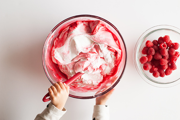 Easy Valentine's Raspberry Mousse Meringue Recipe