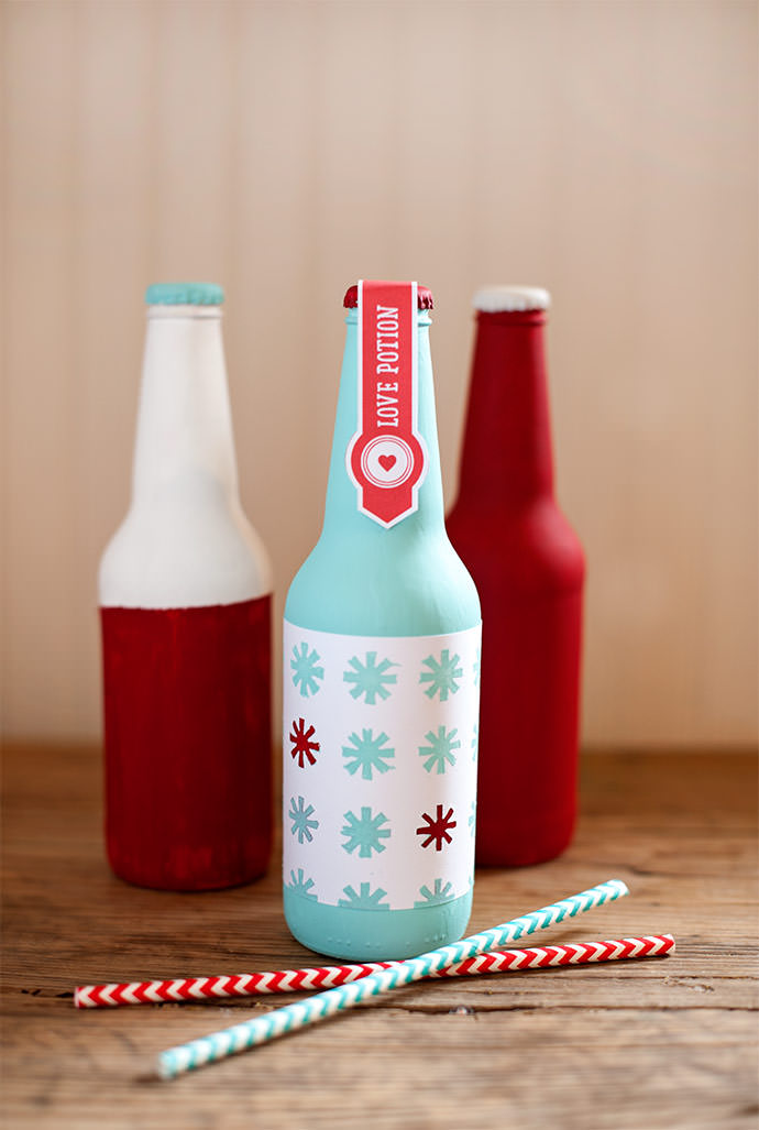 Design Your Own Love Potion Bottle with Chalk Paint