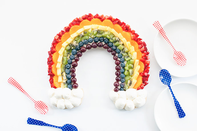 Rainbow Fruit Tart Recipe