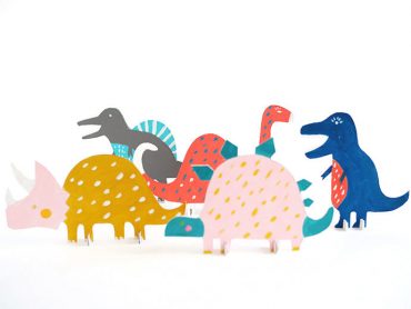 Printable Dinosaur Cut-Out Toys
