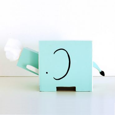 Elephant Tissue Holder via Etsy