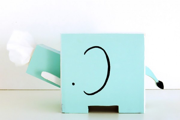 Elephant Tissue Holder via Etsy