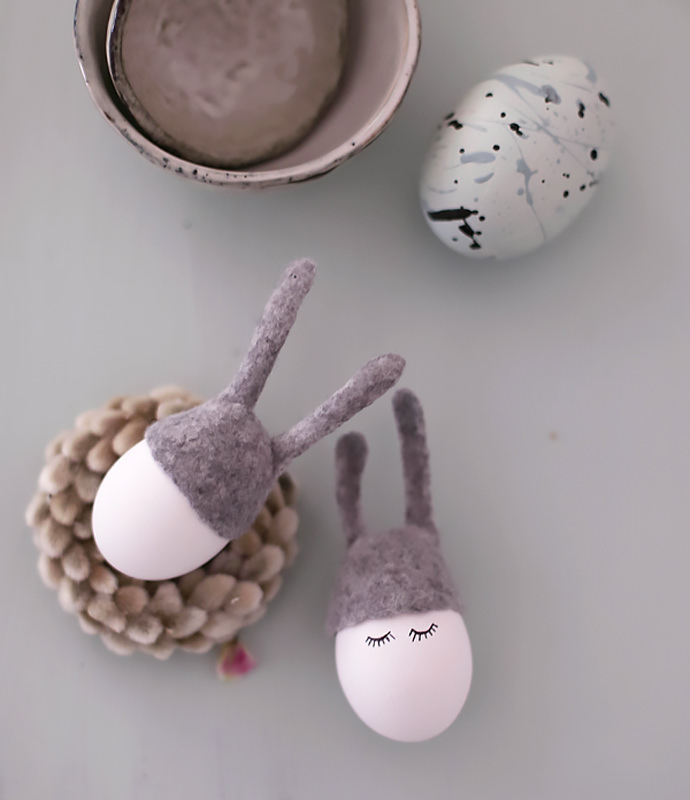 Felt Easter Egg Bunny Ears