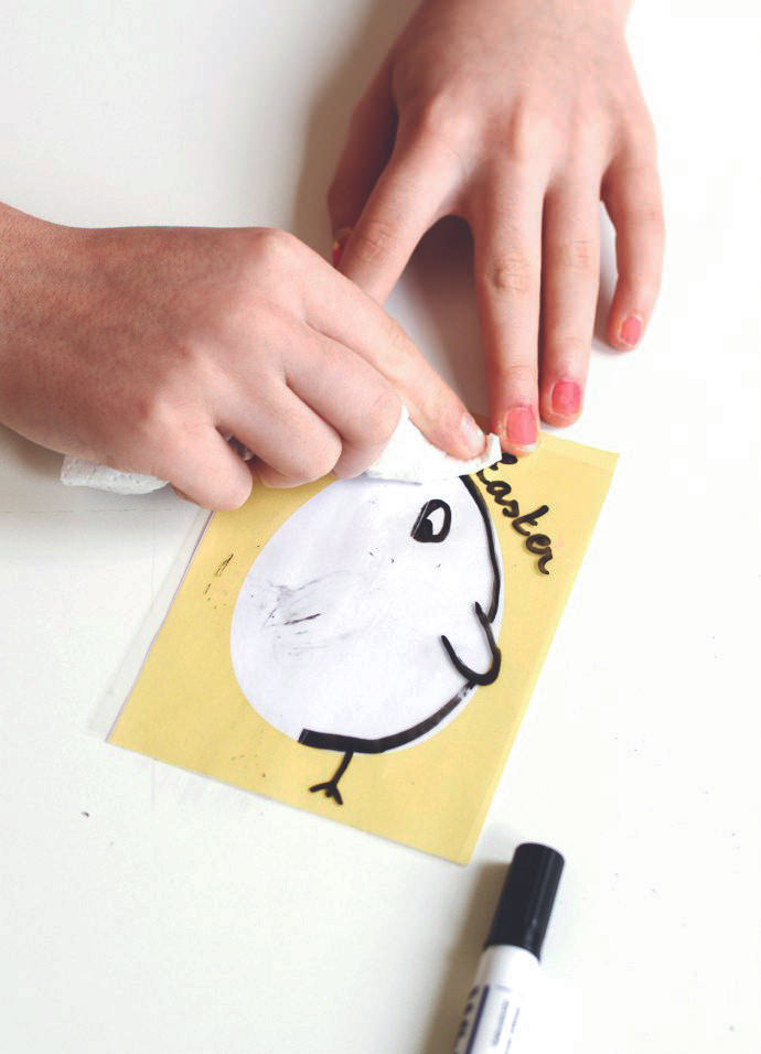 Dry Erase Easter Card Printables