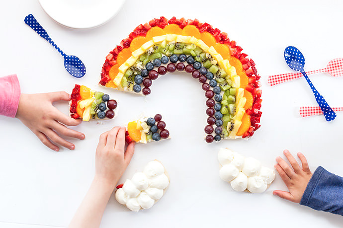 Rainbow Fruit Tart Recipe