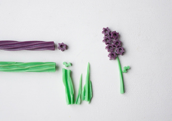 Twizzler Flower Cake Decorations