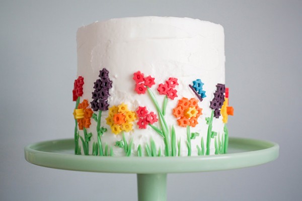 Twizzler Flower Cake