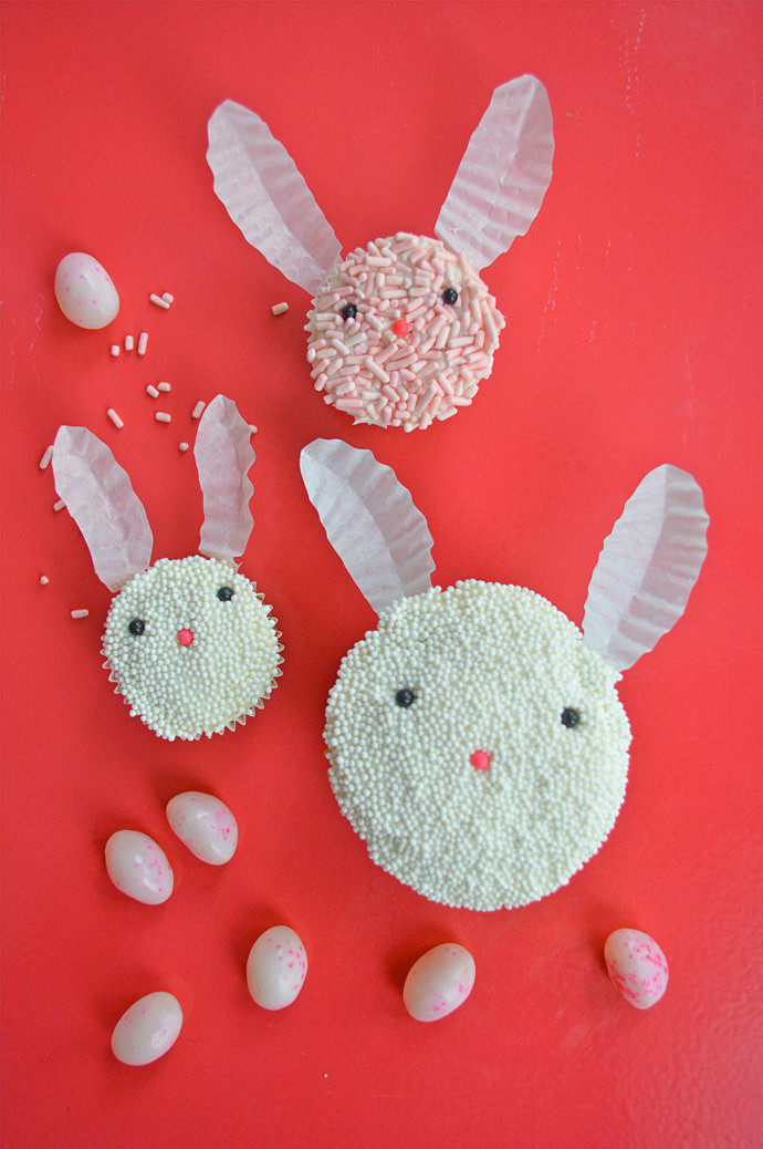 Easy Easter Bunny Cupcakes Recipe