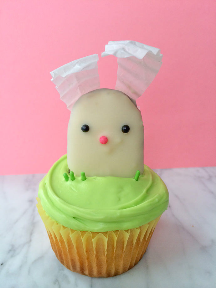 Easy Easter Bunny Cupcakes Recipe